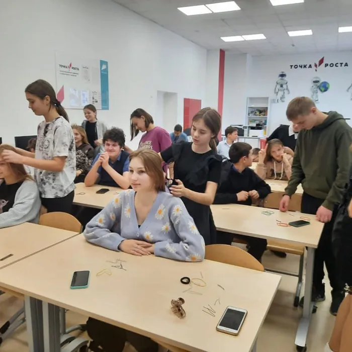 Мастер-класс по "Парикмахерскому искусству" в рамках проекта "Билет в будущее"